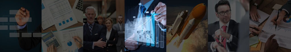 Businessman working with marketing strategies plans graph